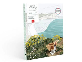 Kit de peinture au numéro - Picnic à Étretat