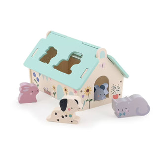 Mini ferme des formes en bois