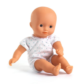 Poupon mini Sasha et son couffin - 20 cm - Pomea