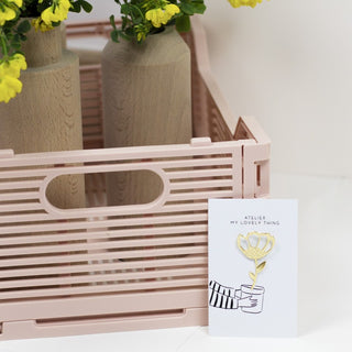 Pin’s Fleur en laiton – My Lovely Thing