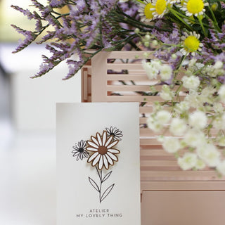 Pin’s Marguerite en laiton – My Lovely Thing