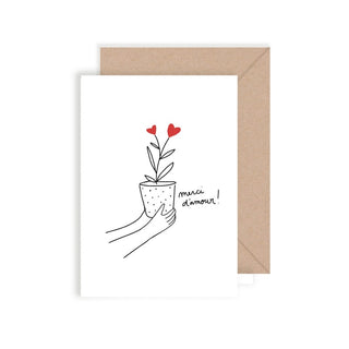 Carte double Merci d’Amour – My Lovely Thing