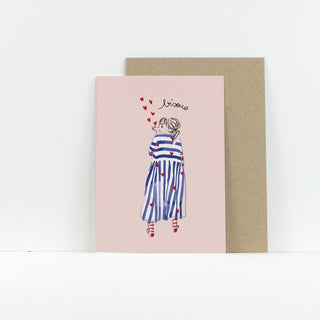 Carte simple Bisous – My Lovely Thing