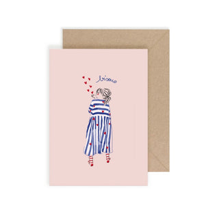 Carte simple Bisous – My Lovely Thing