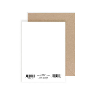 Carte simple Bisous – My Lovely Thing