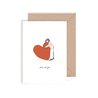 Carte double Serre-moi fort – My Lovely Thing