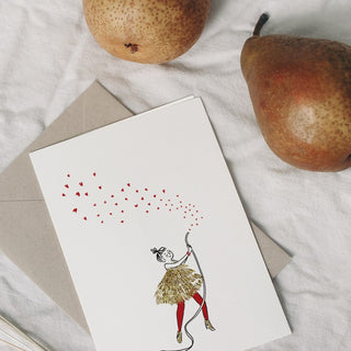 Carte double Jet de cœurs – My Lovely Thing