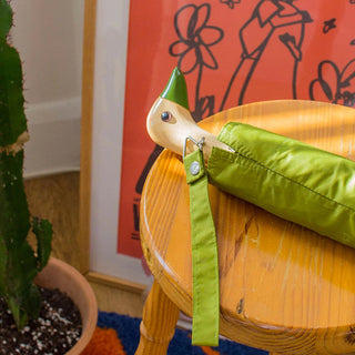 Parapluie vert olive - Tête de Canard