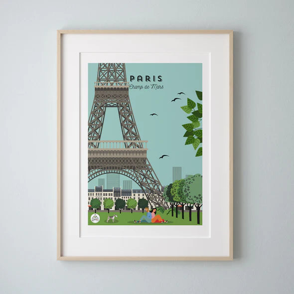 Affiche Paris - Champ de Mars - Les Petits Yéyés