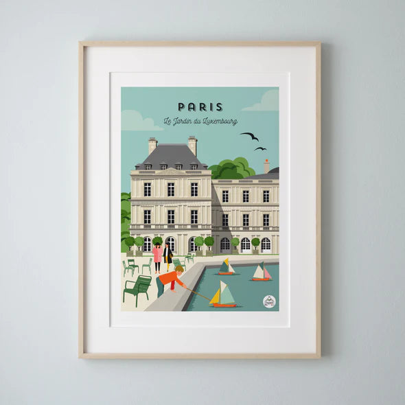 Affiche Paris - Le Luxembourg - Les Petits Yéyés