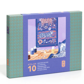 Peinture sur soie - Félins Atelier 10