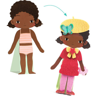 Personnages à habiller en feutrine - S'habiller de douceur