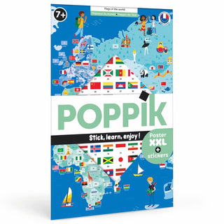 Poster et Stickers - Drapeaux du Monde