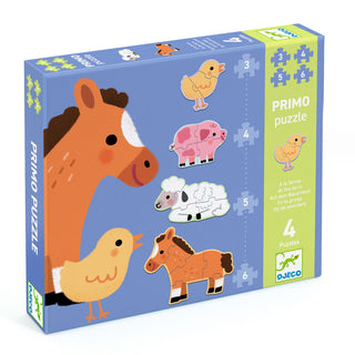 Primo puzzle - A la ferme Djeco