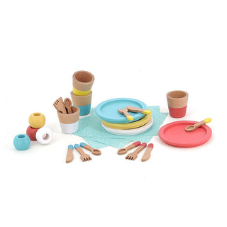 Dinette repas en bois