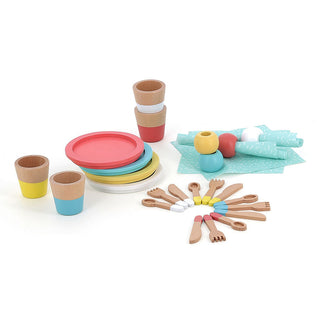 Dinette repas en bois