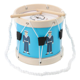 Petit tambour en bois, Bagad de Lann Bihoué - Marine nationale