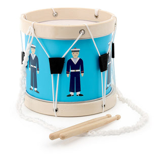 Petit tambour en bois, Bagad de Lann Bihoué - Marine nationale