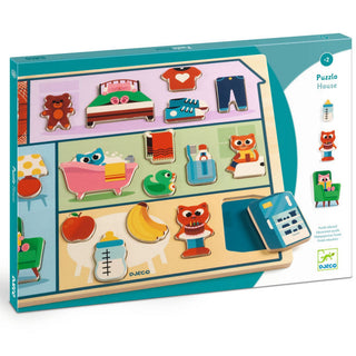 Puzzlo House - Puzzle en bois 22 pcs