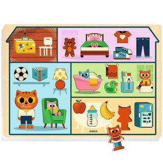 Puzzlo House - Puzzle en bois 22 pcs