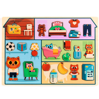 Puzzlo House - Puzzle en bois 22 pcs