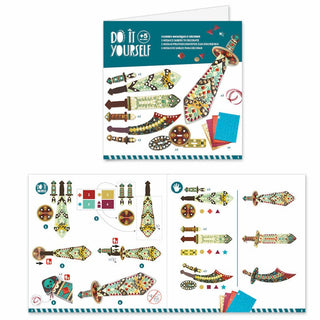 Sabres mosaïques à décorer - Comme un pirate