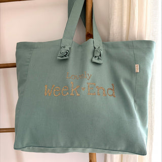 Sac Cabas - Céladon - Lovely Week End