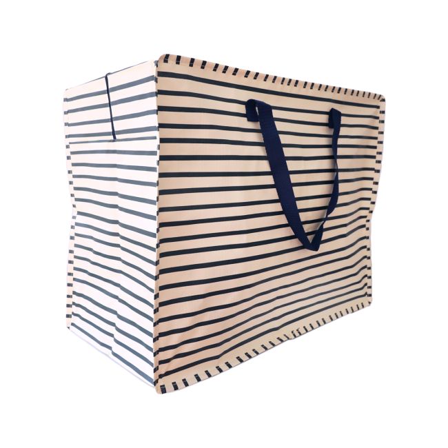 Sac de rangement - Rayures navy