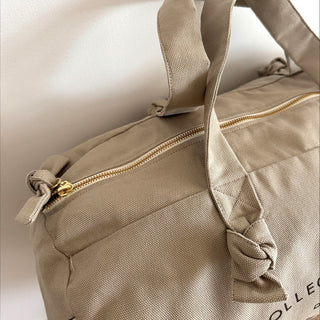 Sac Polochon - Grège - Collectionneuse de Jolis Voyages