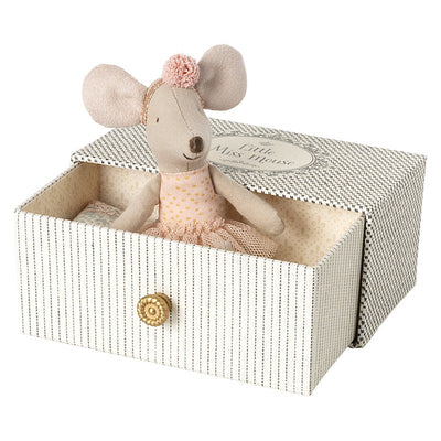 Souris ballerine petite soeur dans sa boîte - Maileg