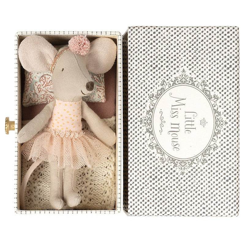 Souris ballerine petite soeur dans sa boîte - Maileg
