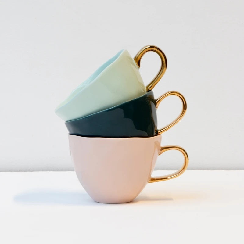 Tasse Good Morning en porcelaine - Rose