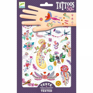 Tatouages Plume Color - Djeco