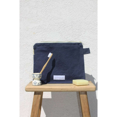 Trousse de toilette bleu orage - Les Pensionnaires