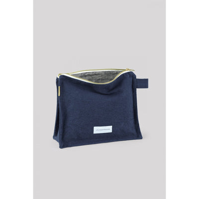 Trousse de toilette bleu orage - Les Pensionnaires