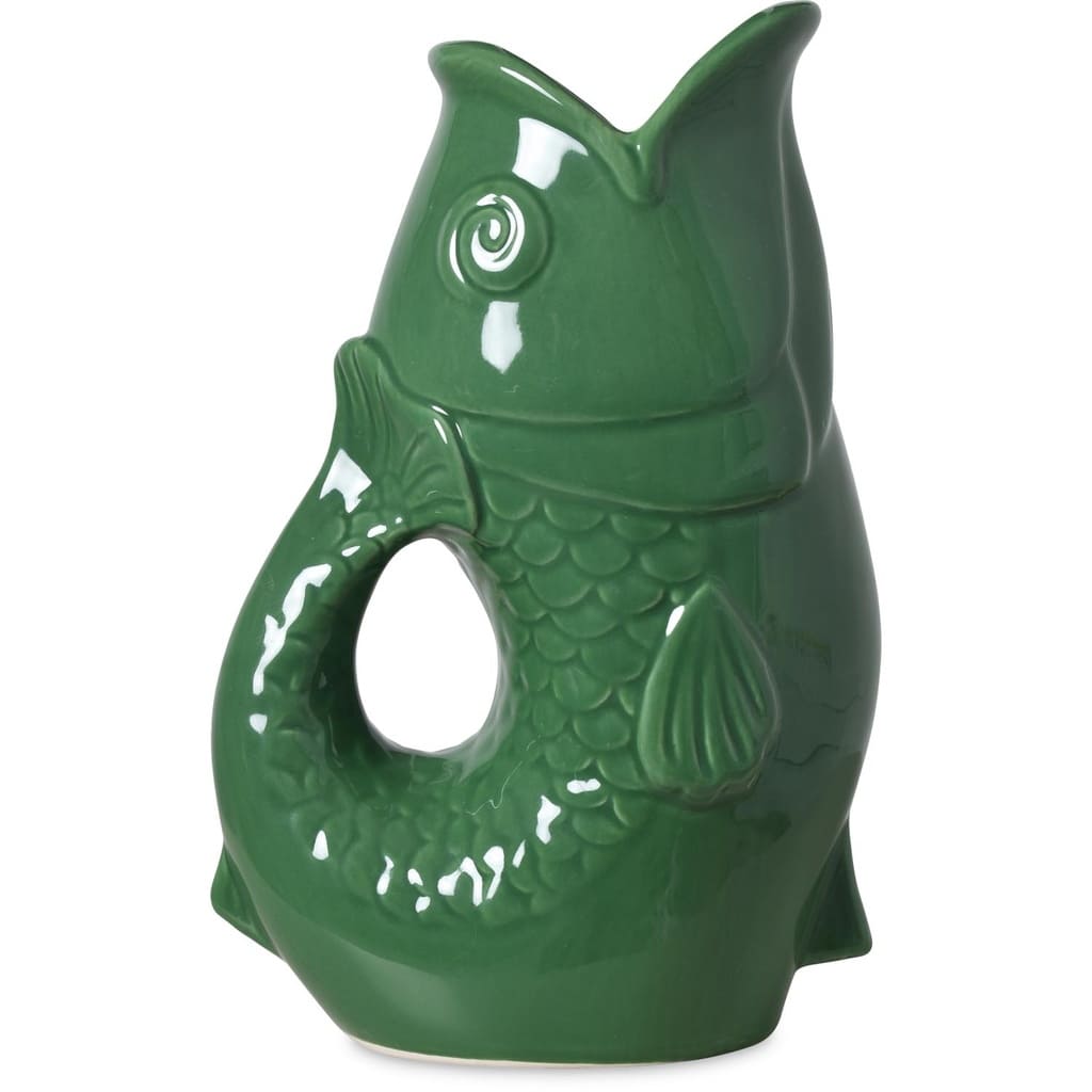 Vase carafe Glouglou poisson vert