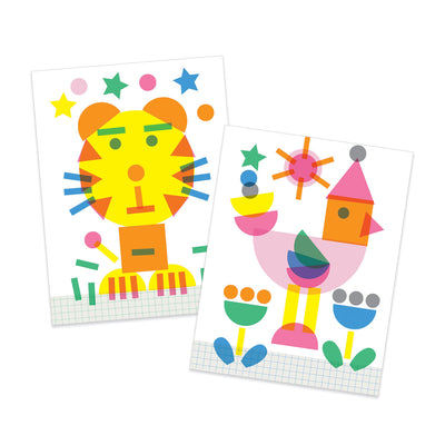 Coffret pochoirs et éponges - Tape et tape - Djeco