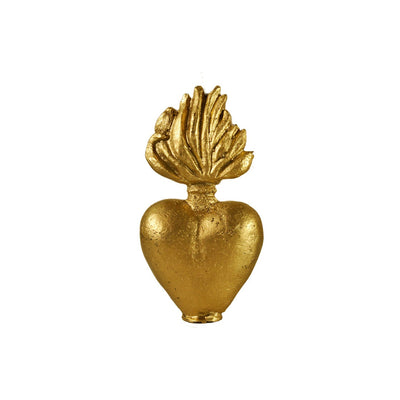 Coeur en cire or