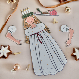 Saint Nicolas et Sainte Lucie à découper - Célestine & Cie