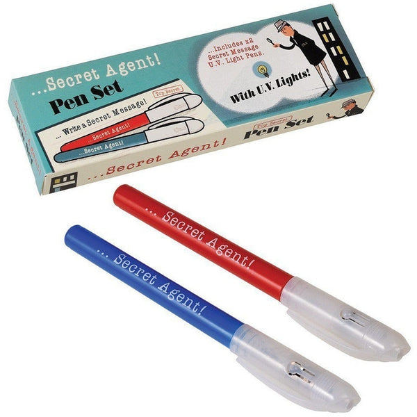 2 stylos espion à l'encre invisible