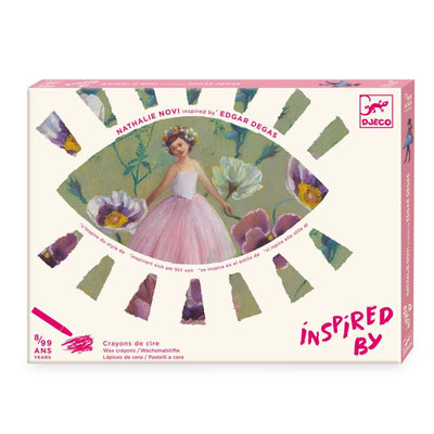 Coffret Crayons de cire Ballerines - Djeco