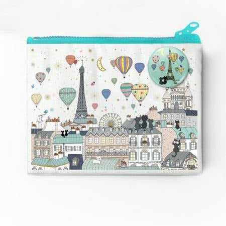 Porte-monnaie toits de Paris - Cartes d'Art