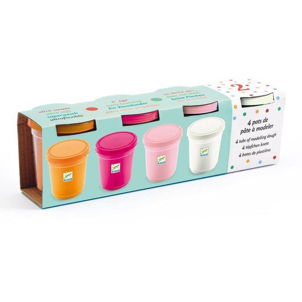 4 pots de pâte à modeler Djeco