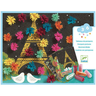 Tableaux de pompons - Explosion de pompons - Djeco