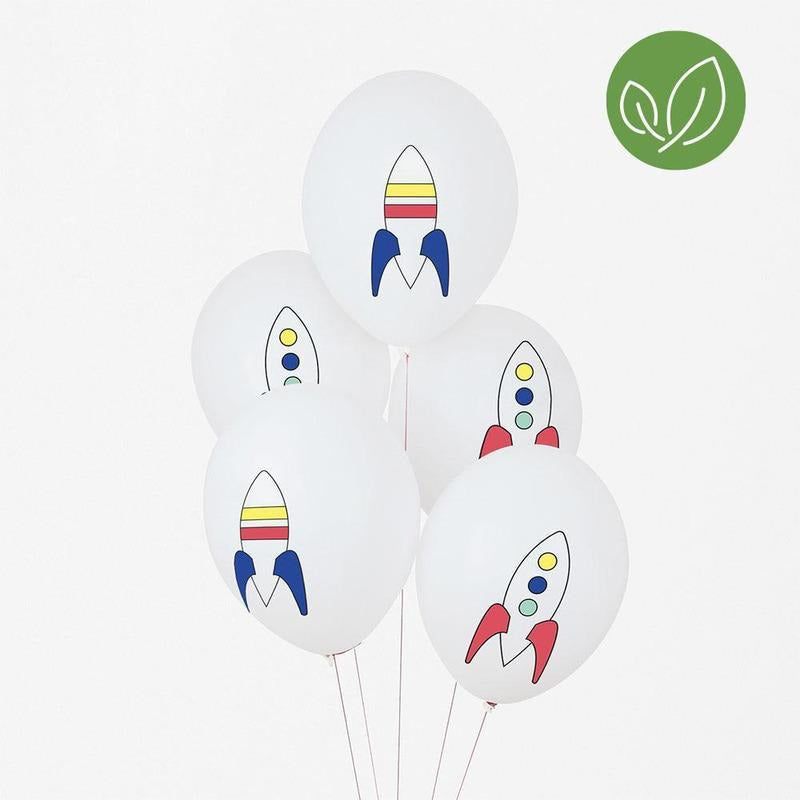 5 Ballons cosmonautes