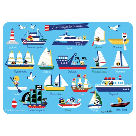 Set de table Bateaux - Cartes d'Art