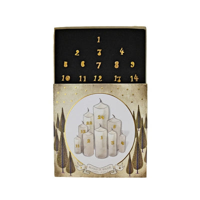 24 bijoux de bougies de l'Avent