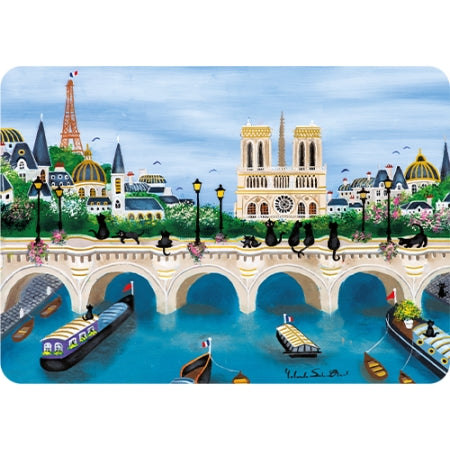 Set de table Paris et la Seine - Cartes d'Art