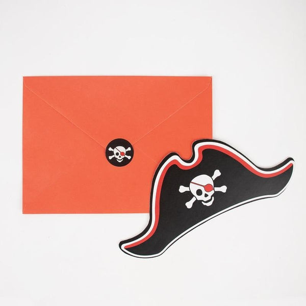 8 Invitations pirates