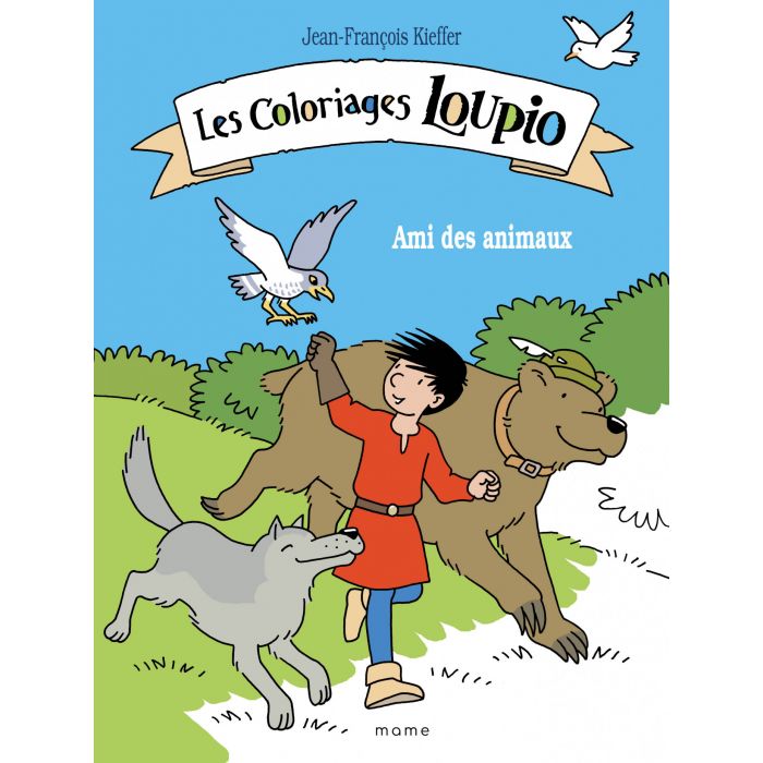 Coloriage Loupio - Ami des animaux